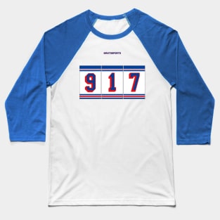 Rep Your Area Code (NYR 917) Baseball T-Shirt